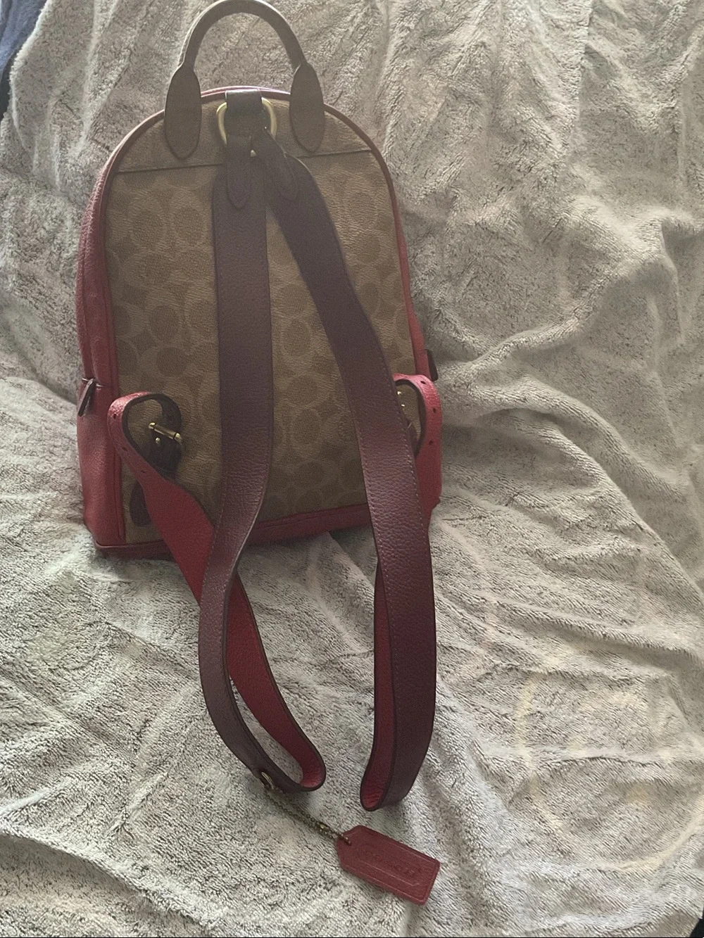 Coach compact backpack